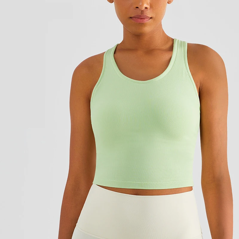 Беспроводной ударопрочный поддерживающий спортивный бюстгальтер для женщин