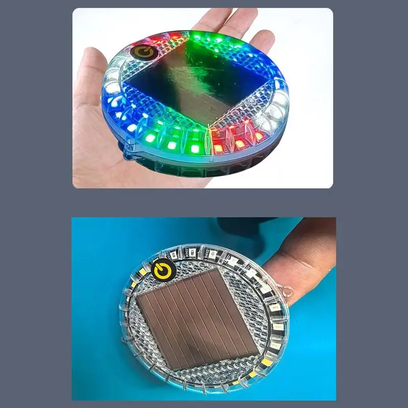 Предупреждающая лампа солнечная противоударная для автомобиля