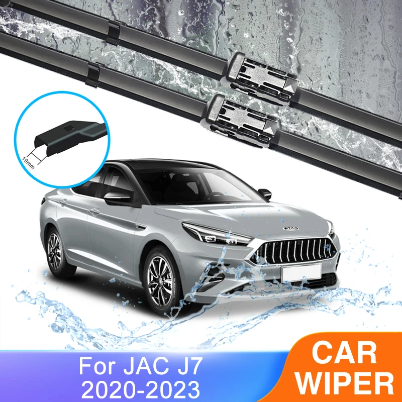 

For JAC J7 2020 2021 2022 2023 Wiper Blades Brushes Cutter Windshield Windscreen Windows Auto Cleaning Replacement Accessories