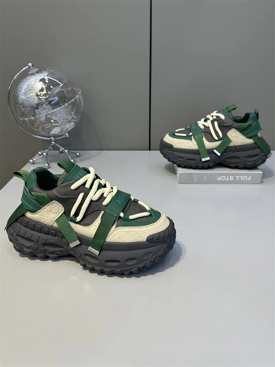 Мужская обувь для папы с подошвой Ozhouzhan осень-зима 2024 новая спортивная