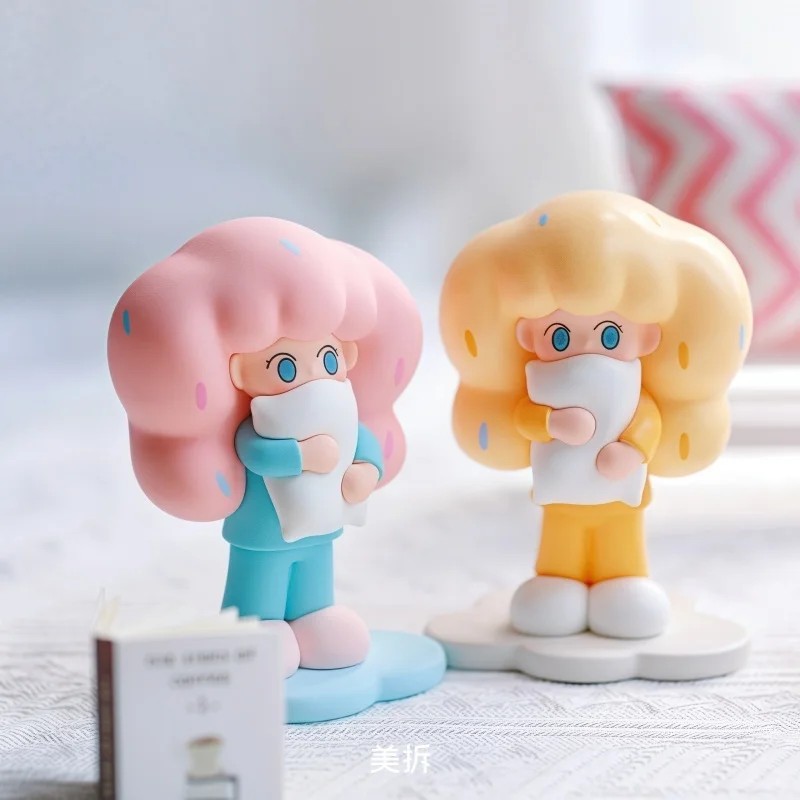 Фото Фигурка Artist Flufft Lili Miss Daydream Happy Alone из серии Artist Series, смоляная, в слепой коробке, для декора комнаты и рабочего стола, милый подарок на день рождения №4