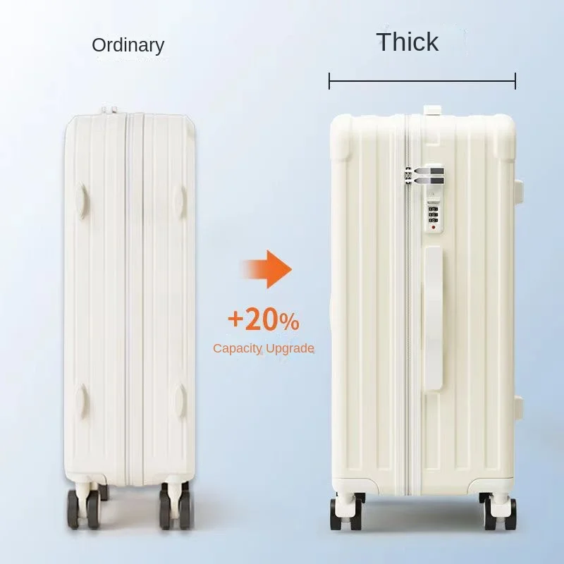 Чемодан новый чемодан большой вместимости с USB-подстаканником женский на