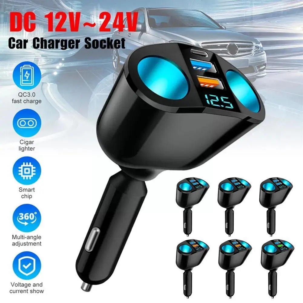 Usb Dual Power Splitter Cigar Y4g6