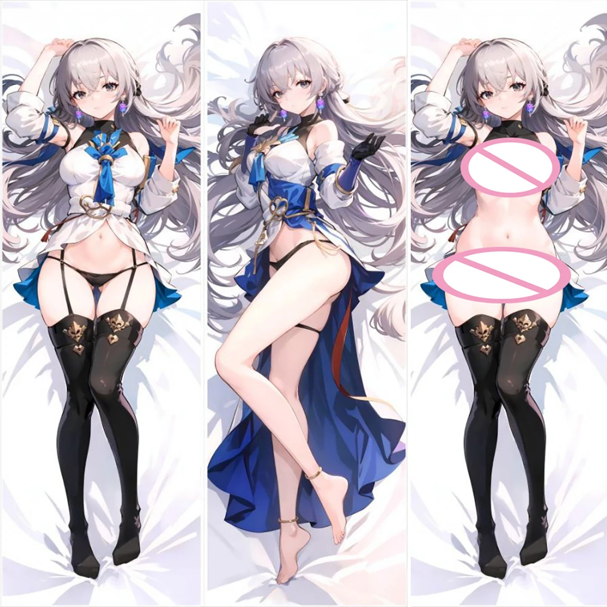 Новый игровой длинный чехол для подушки Honkai Impact 3 Броня Зайчик периферийные