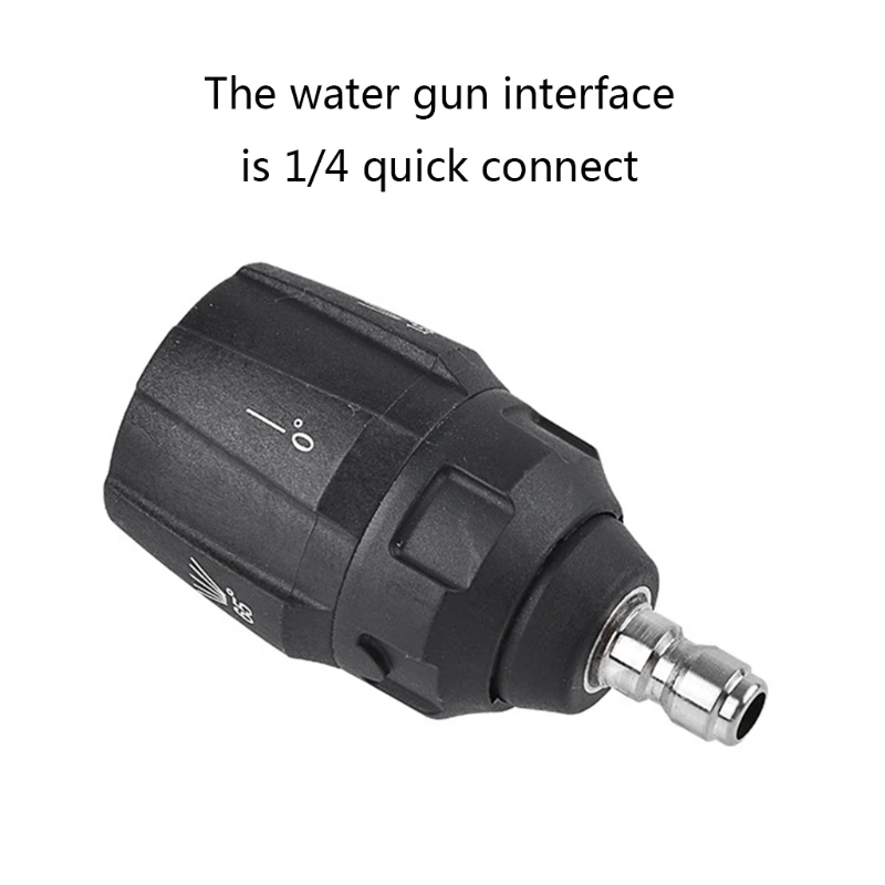 Вращающаяся многопоточная регулируемая насадка для очистки шайбы