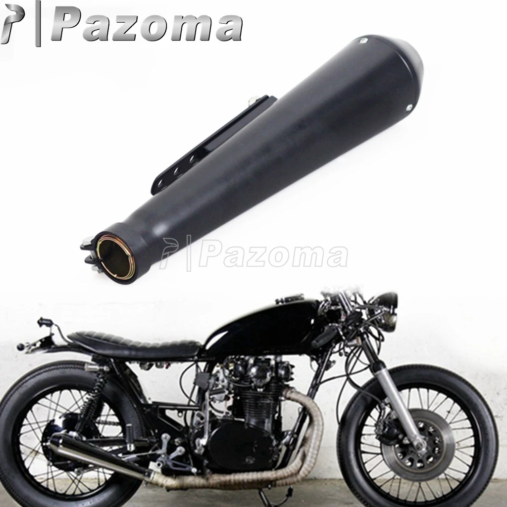 

Глушитель выхлопной трубы, мотоциклетный Регулируемый глушитель, 18 дюймов, для Harley Chropper Bobber Cafe Racer