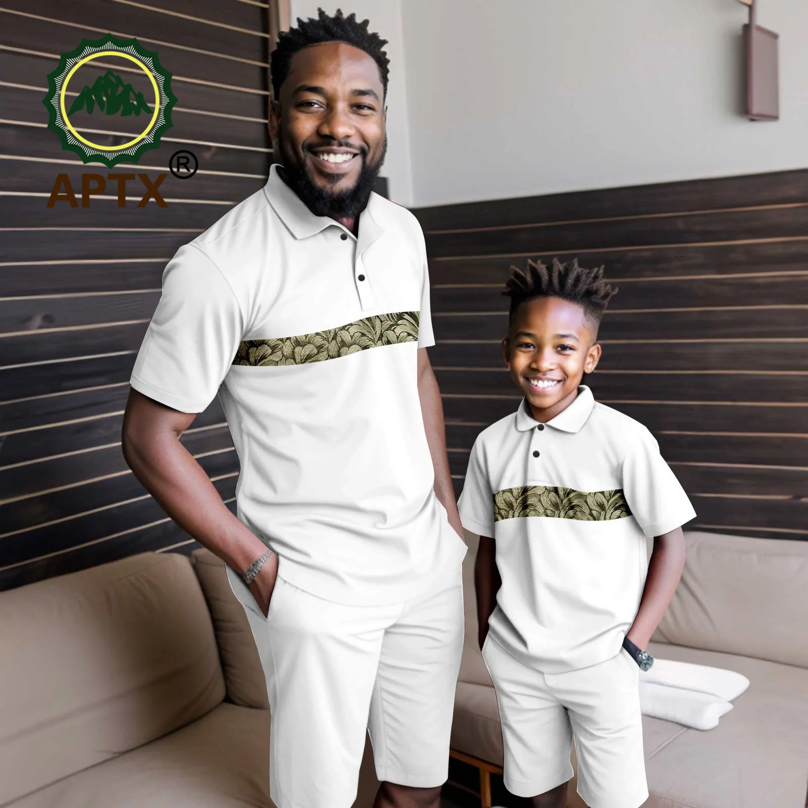 Африканские Семейные комплекты одежды Дашики мужская повседневная одежда