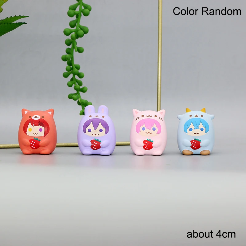 

1 шт., оригинальная мини-фигурка из ПВХ в виде клубники