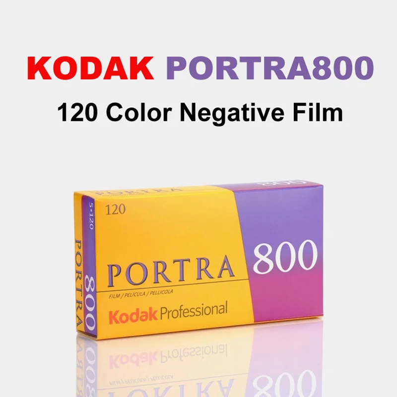 

Высокоскоростная профессиональная цветная пленка KODAK Film PORTRA800 120 ISO800, негативная пленка для портретной ночной съемки, пленка 2023 года
