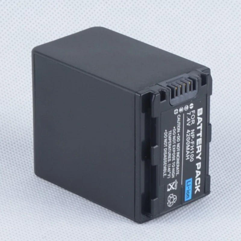 Фото Аккумулятор для камеры 7.4V 4200mAh NP-FH100, совместимый с Sony P-FH30, FH40, FH60, FH90, FH100, NPFH70 №4