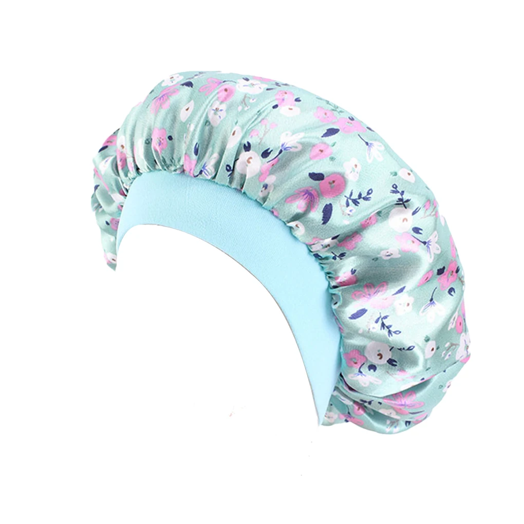 

Шелковая повязка для волос для подростков и малышей, эластичная Мягкая повязка на голову, атласные повязки для сна в белую точку