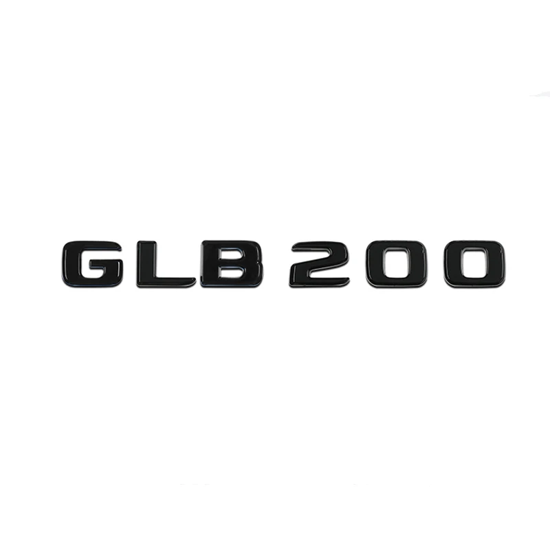 Car Trunk Letters Logo Badge Emblem Decals Sticker For Mercedes Benz GLB GLB35 GLB180 GLB200 GLB250 GLB220 GLB300 X247 4Matic