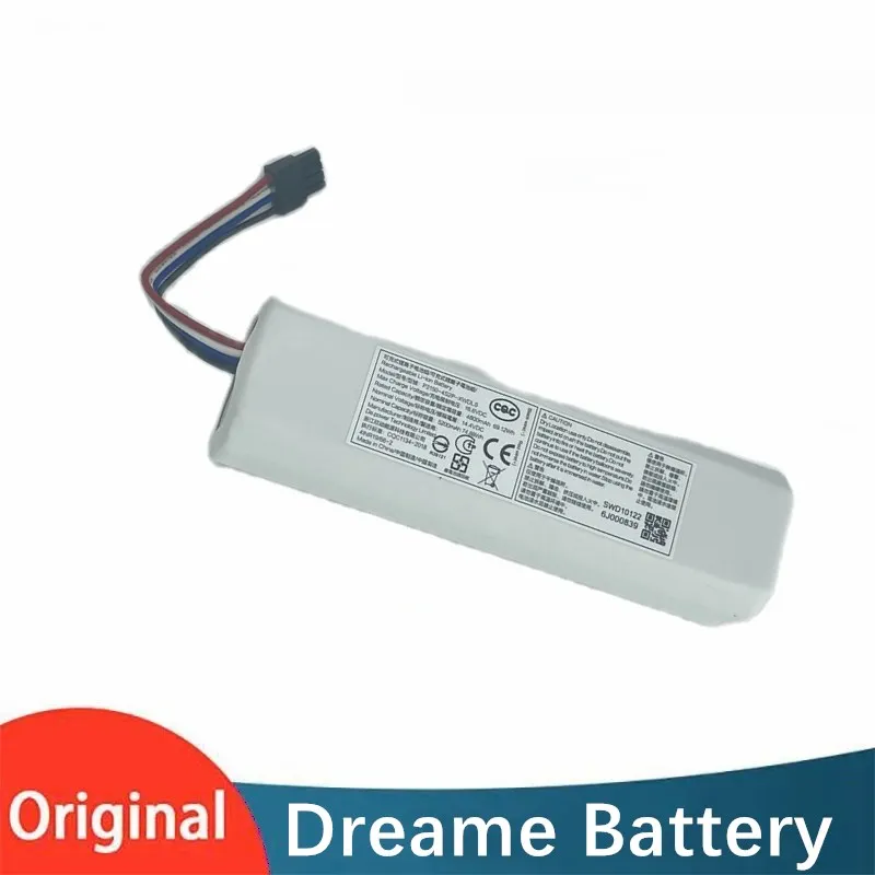 Original Battery for Dreame Robot Vacuum Mop Cleaner D9 Max D9 pro L9 L10 Z10 pro 5200mAh Lithium-ion Battery Pack 4INR19/66-2