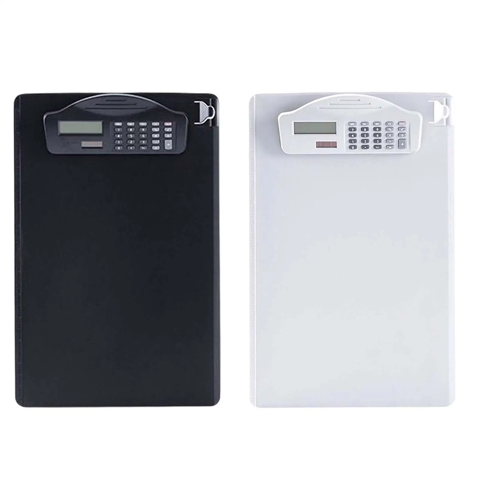 

Clipboard with Calculator A4 Letter Size with Pen Clip Writing Pad Document Holder for Teachers Classes Doctors Office Work