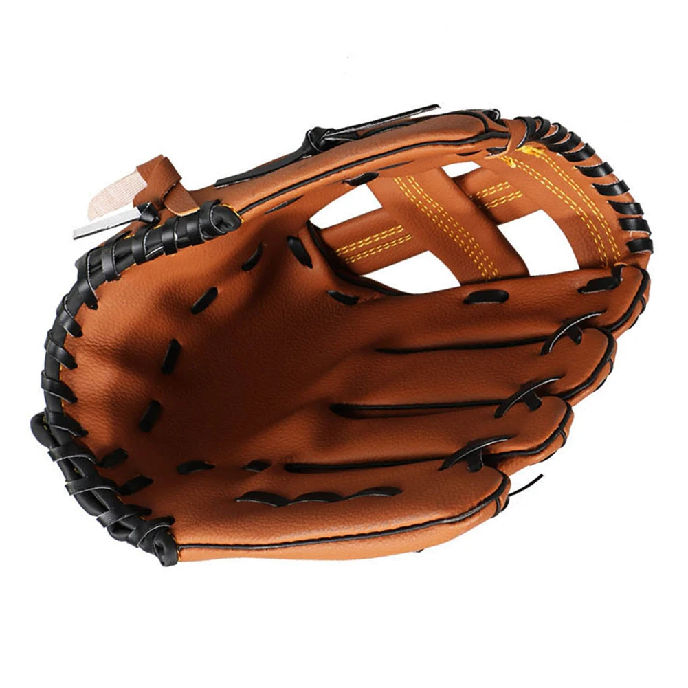 

Outfield Pitcher Baseball Gloves Softball Gloves Brown Baseball Gloves 12.5 Inch Practice Equipment For Adult Man Woman Train