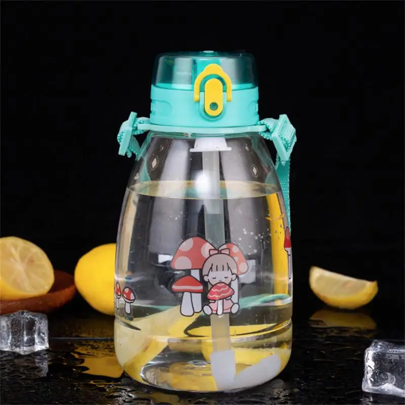 

Pot Belly Cup With Straw One Key To Open The Cover High Capacity High Temperature Resistant Sealing Leak-proof Restaurant Bar