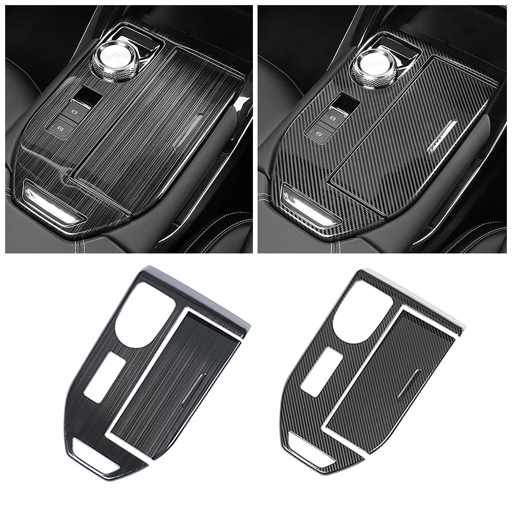 

For Haval H6 3rd Gen 2021 2022 Center Control Gear Shift Panel Frame Storage Cover Sticker Decoration Trim Interior Modify