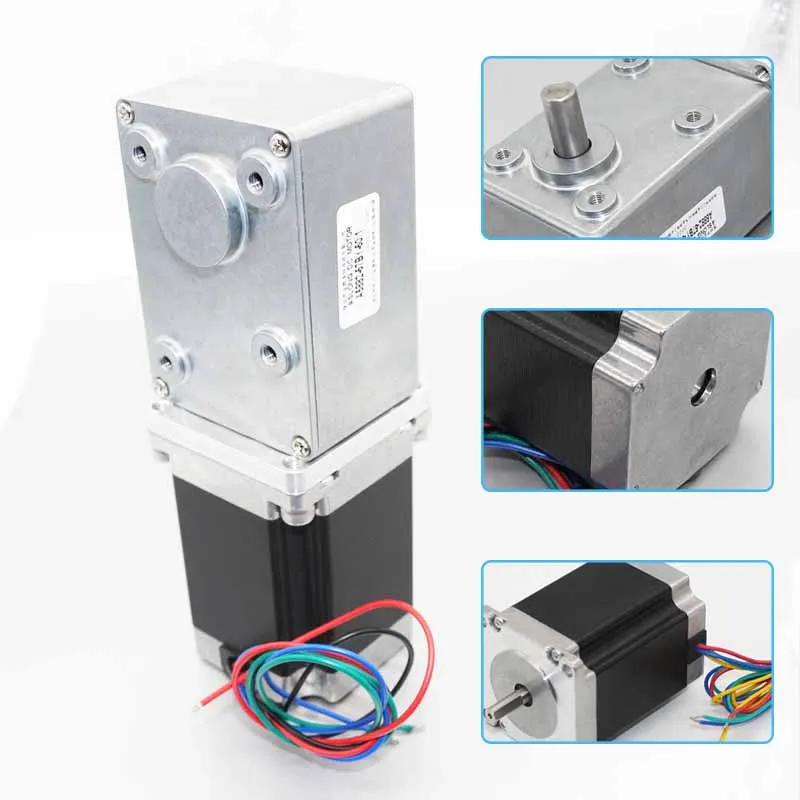 Двигатель с шаговым червячным Редуктором диаметром 10 мм и наружным диаметром 4 провода