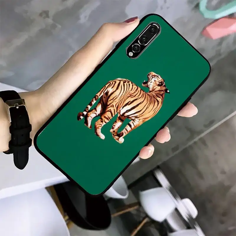 Чехол для телефона с изображением свирепного Тигра Huawei G7 G8 P7 P8 P9 P10 P20 P30 Lite Mini Pro P