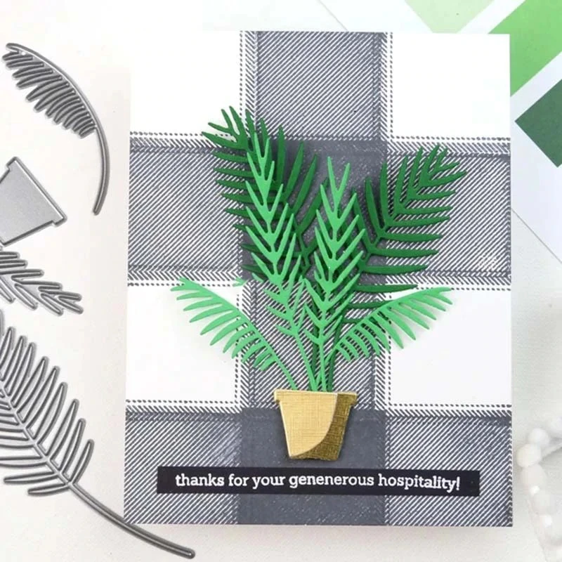 

Металлические штампы в форме листьев, трафарет, штамп для скрапбукинга, альбома, рукоделия, штамп для тиснения, штамп «сделай сам», альбомны...