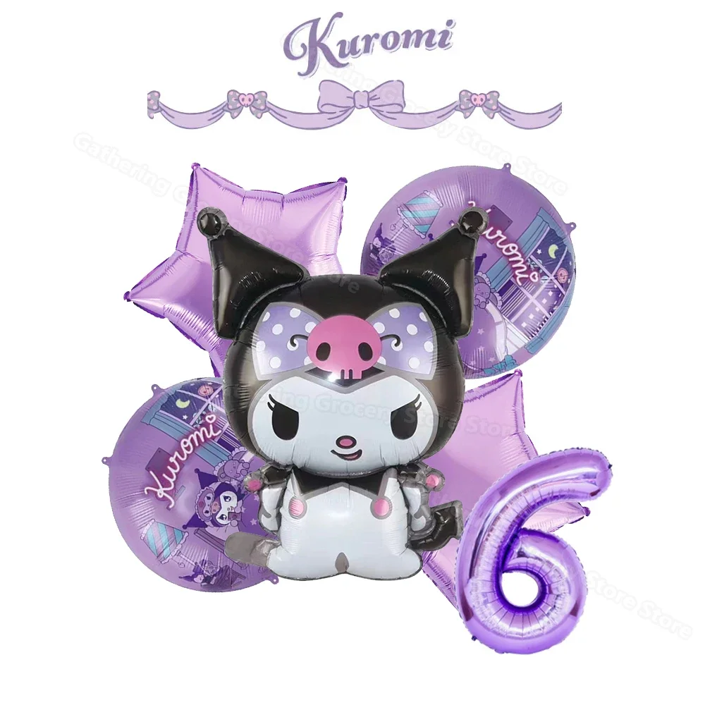 

Набор фольгированных шаров Куроми 1-9 MINISO