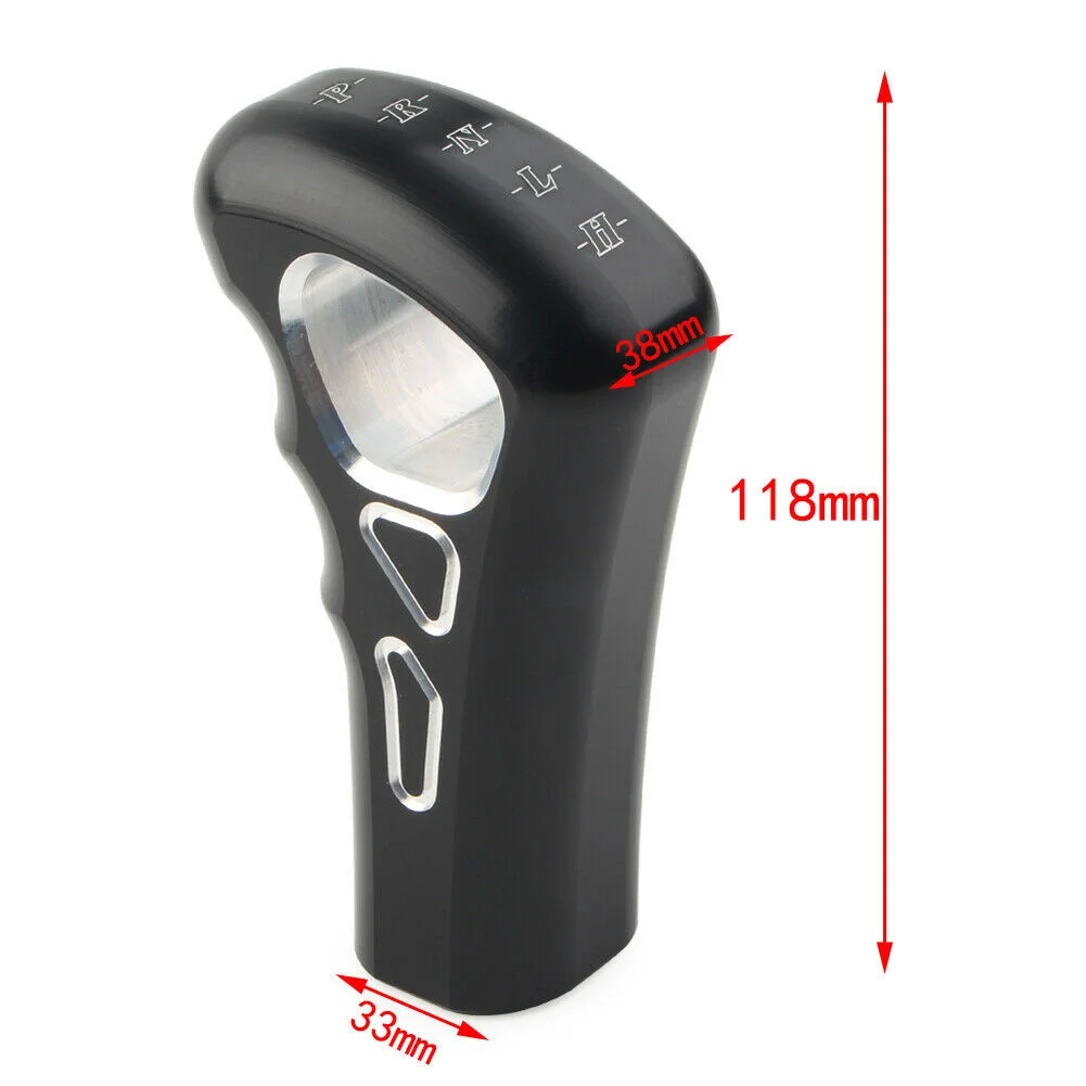 

Shift Knob Gear Selector Black CNC Repair Tools Replace Parts Replacement