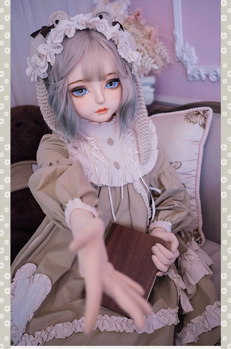 

DOLLKII-05-SHANG Customize Character Female/Girl Resin Kig Half Head With Lock Anime Cosplay Japanese Animego Kigurumi Mask