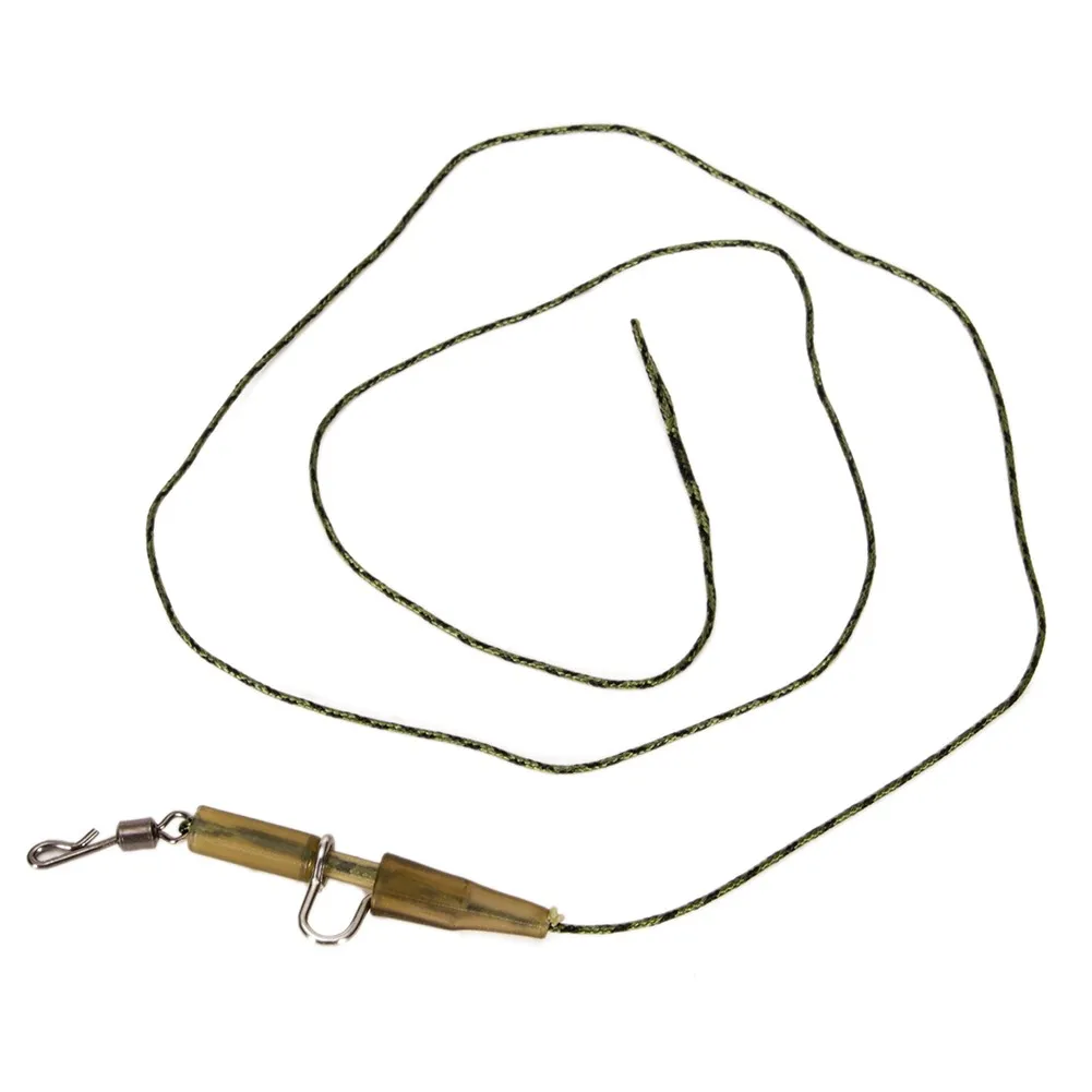 

2pcs Fishing Leadcore Leader 40*12mm Carp Braided Lead Core Leader Line Ready Tied Chod Helicopter Rigs Fish Accessories