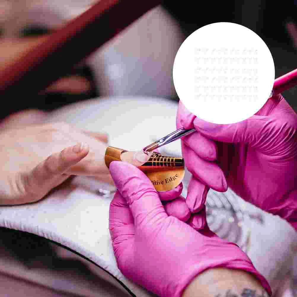 

Nails Nail French Manicure Fake Color Accessory Short Cover Half Tools Transparentplates Tips Shape Polish