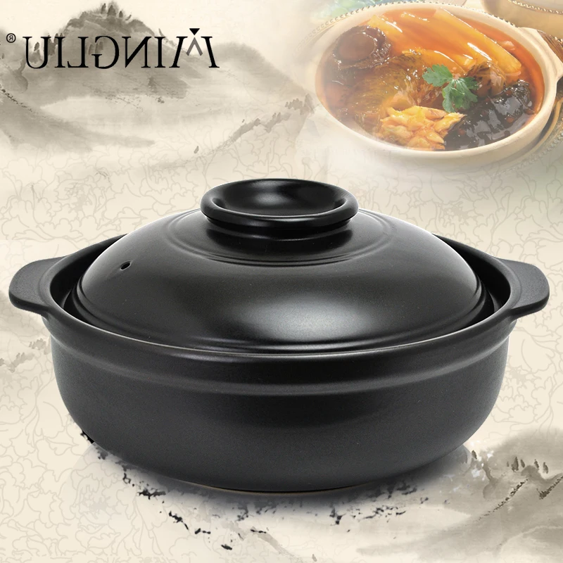 

style Japanese casserole sauceboxes cooker soup ceramic pot with lid
