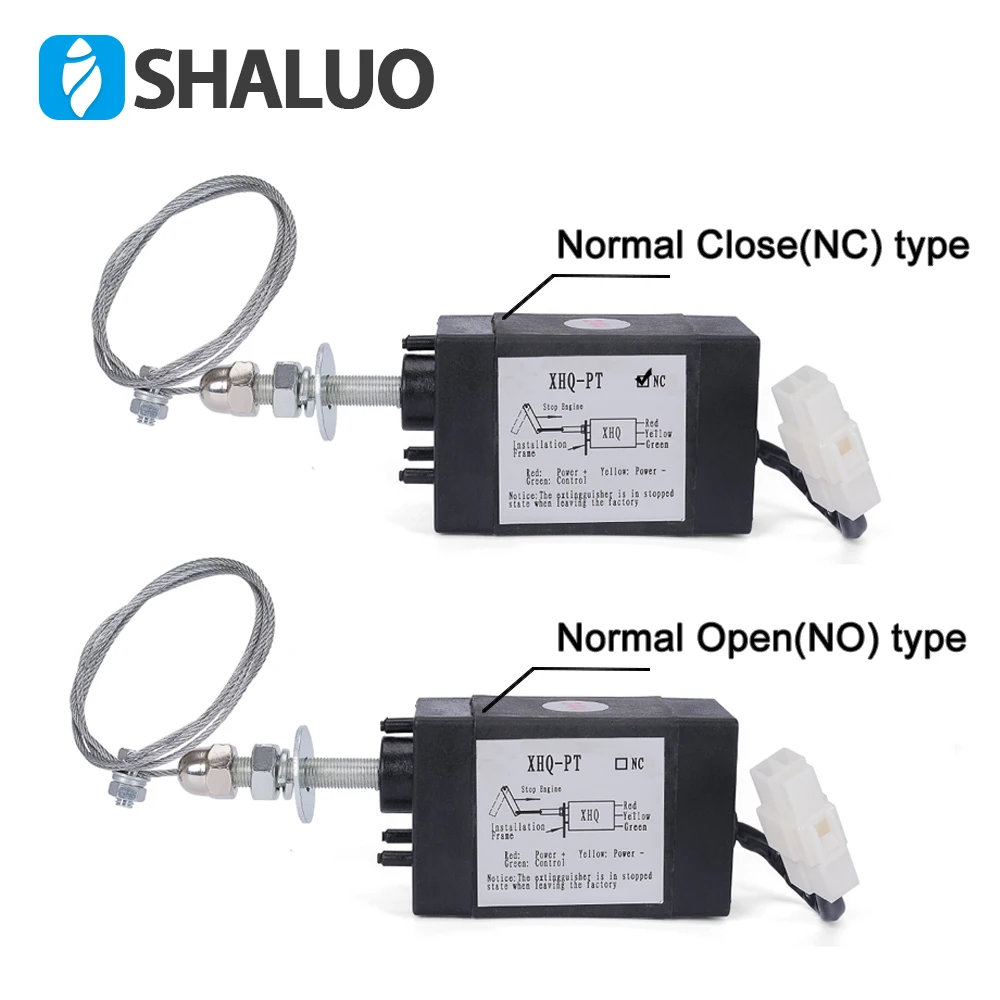 Motor Diesel do Gerador de 12v 24v Xhq-pt Chama para Fora o Dispositivo Fora dos Acessórios da Válvula nc Fechar Normal Nenhum tipo Aberto Normal Opcional o