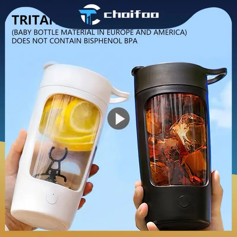 

650ml Shaker Sealing Up Shake Cup Usb Charg Practical Cup 1200mah Coffee Mixing Cup Portable Bar Supplies