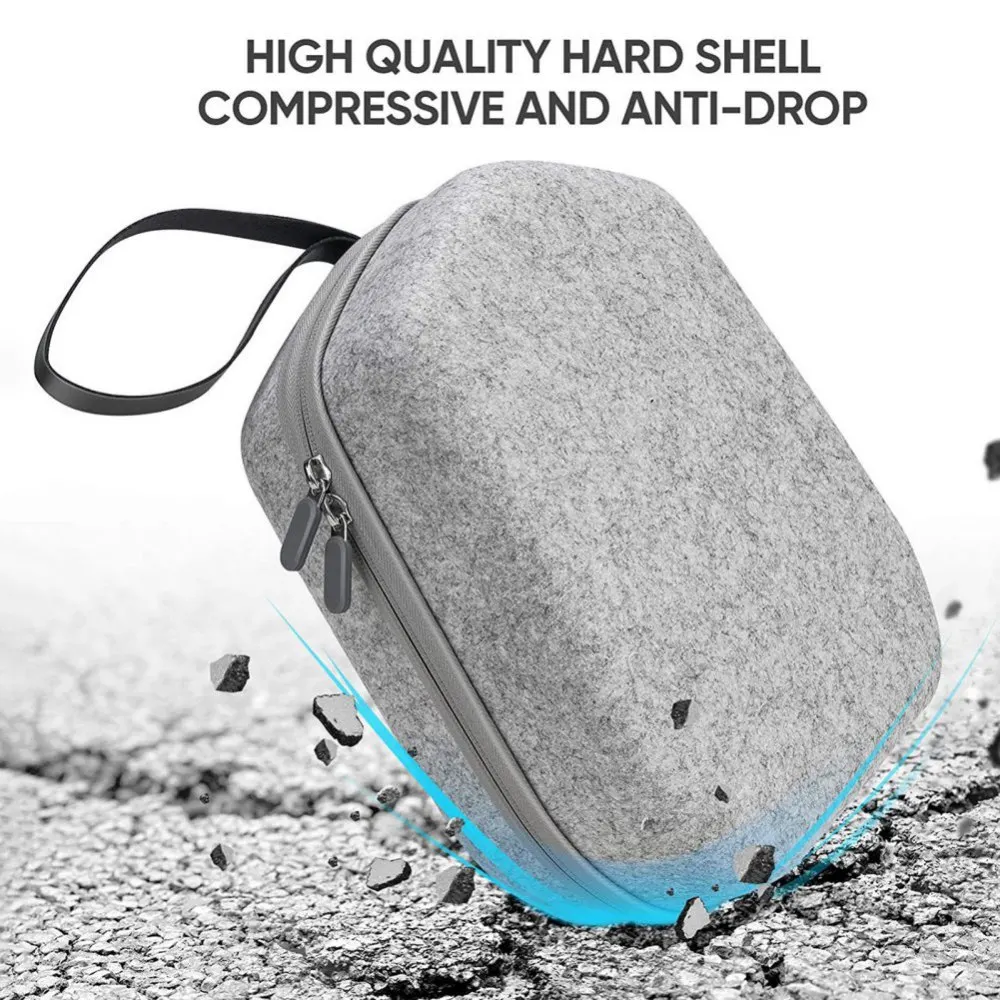 

Large Hard Shell EVA Storage Case for Oculus Quest 2 VR Headset Touch Controllers Travel Carrying Bag VR Headset Accessories