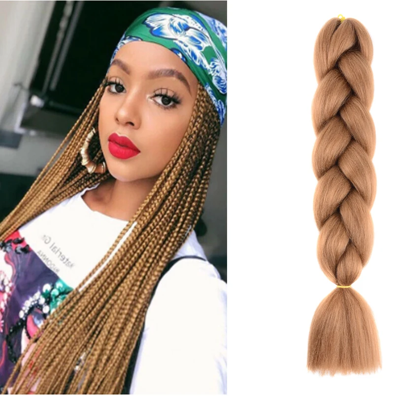 

24 дюйма Длинные Синтетические плетеные волосы для наращивания Омбре Джамбо плетеные волосы для женщин оптовая продажа прическа «сделай са...