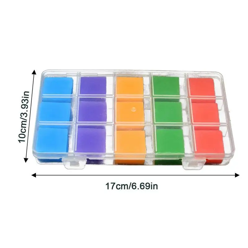 Драгоценный камень искусство воск DIY картина с органайзером коробка 90 шт.