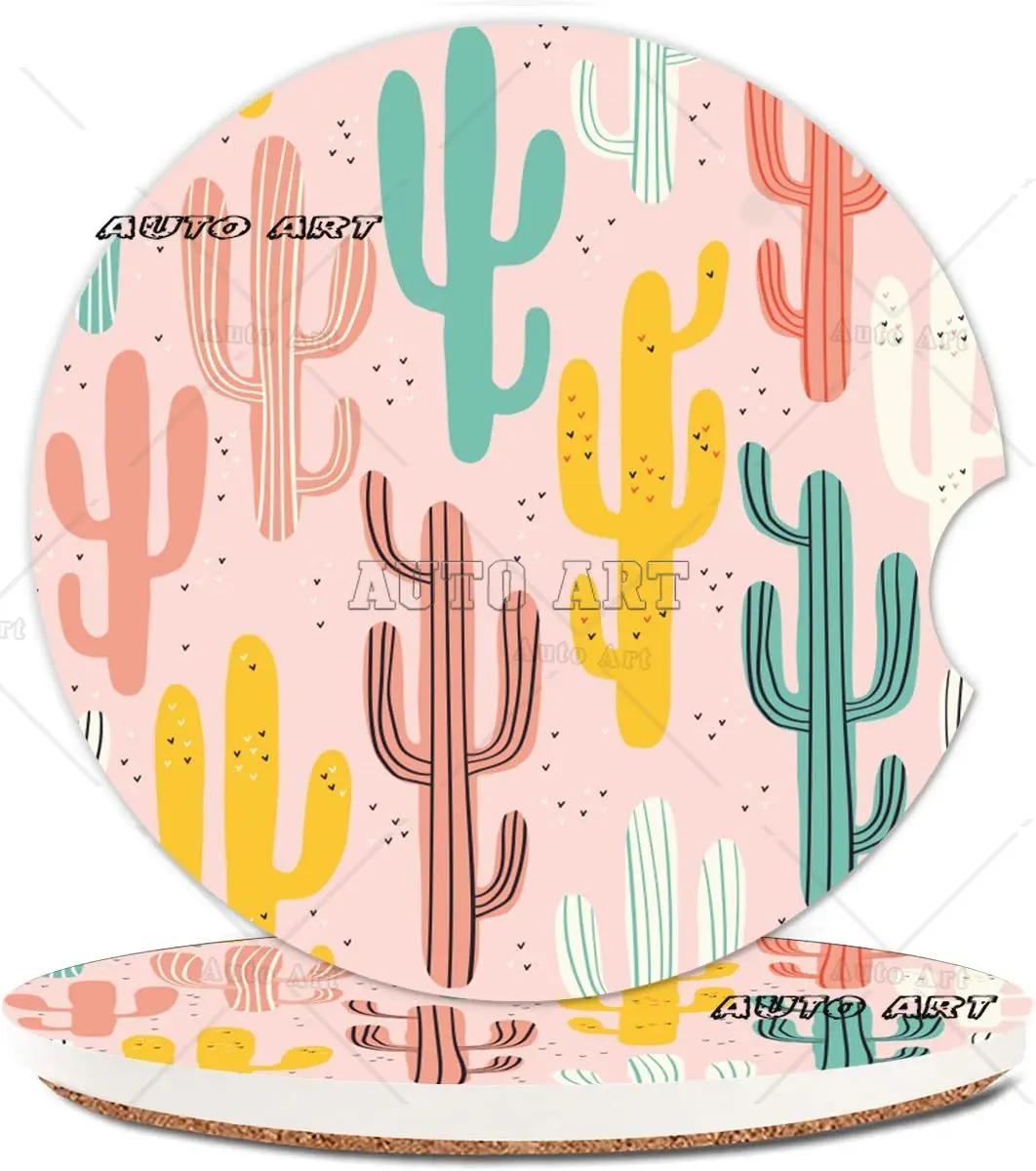 Автомобильные подстаканники 2 упаковки милые автомобильные подставки с вырезом