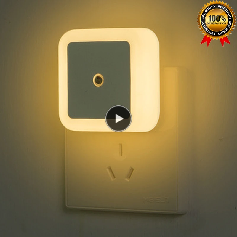 

Светодиодный ночсветильник с сенсорным управлением, Энергосберегающая светодиодная лампа с датчиком, Европейская и американская вилка, св...