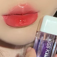 cute wet crystal jelly lip gloss moisturizing transparent luster plump lips shiny lipstick color is full and rich sexy makeup