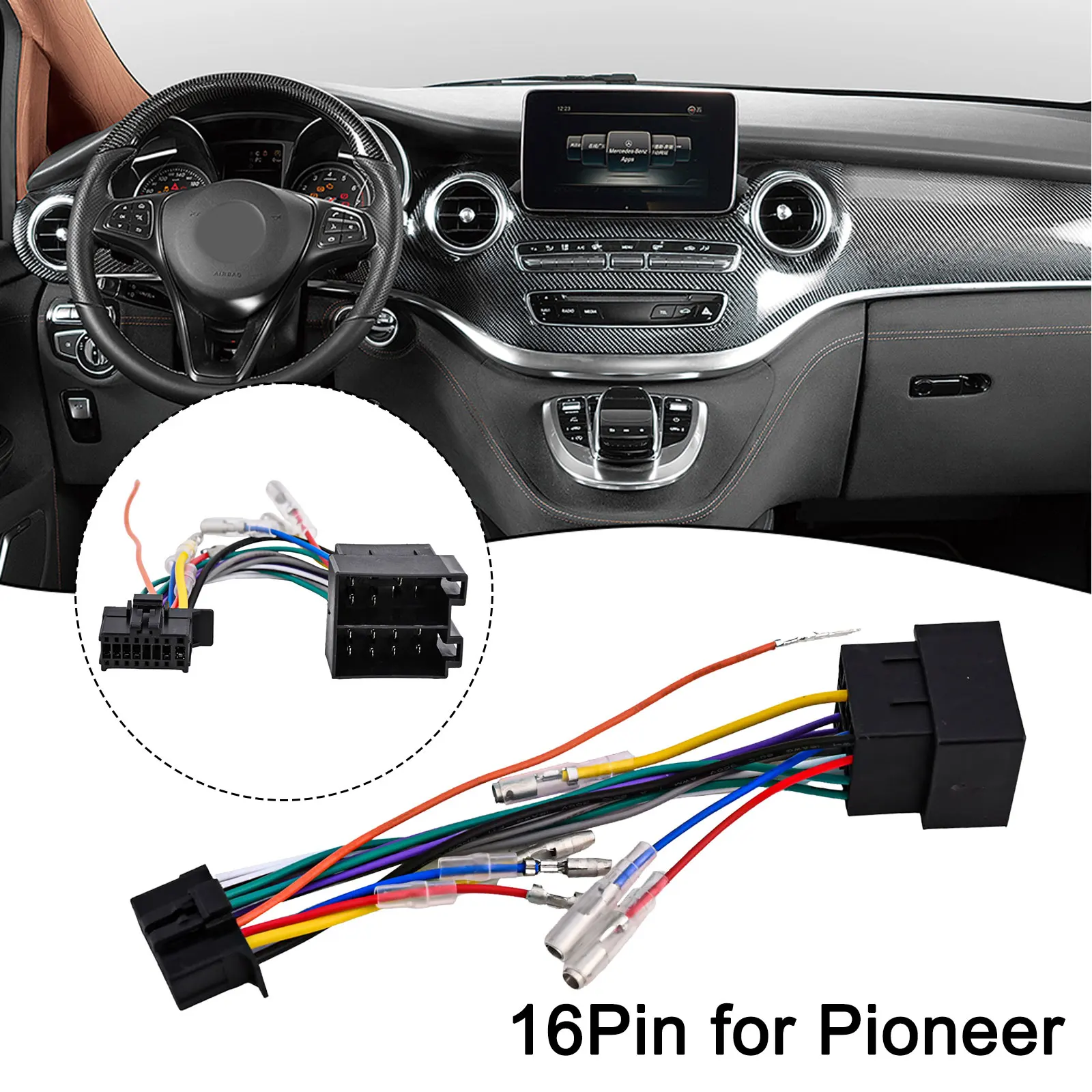 16-контактный жгут проводов разъем для радио Pioneer установка автомобильного