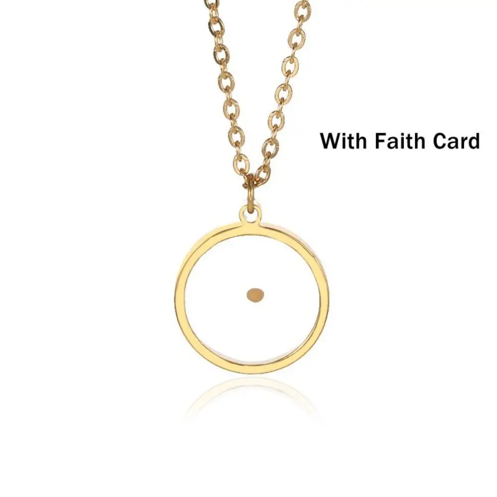 Христианский подарок ожерелье из семян горчицы серебряный цвет нержавеющей