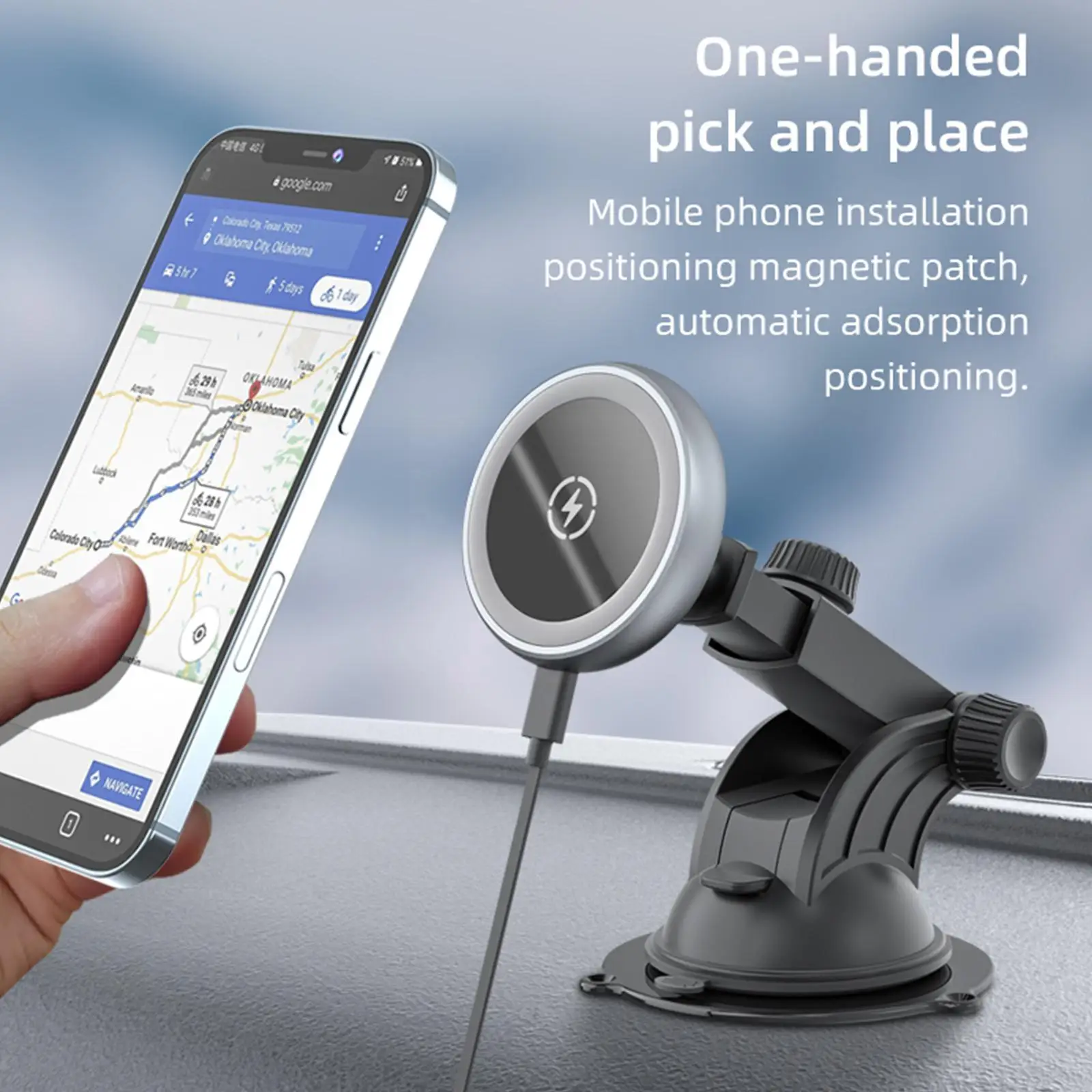 

Car Magnetic Wireless Charger Bracket Fast 15w Car Mobile Magnet Charger Air Outlet Mount Stand For 13/12 Mini Pro L0y4