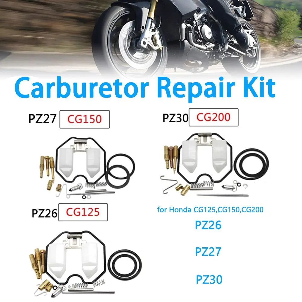 

Modification Carb Carburetor Repair Kit Air Intake Fuel Delivery Partsfor HONDA CG125|for HONDA CG150|for HONDA CG200