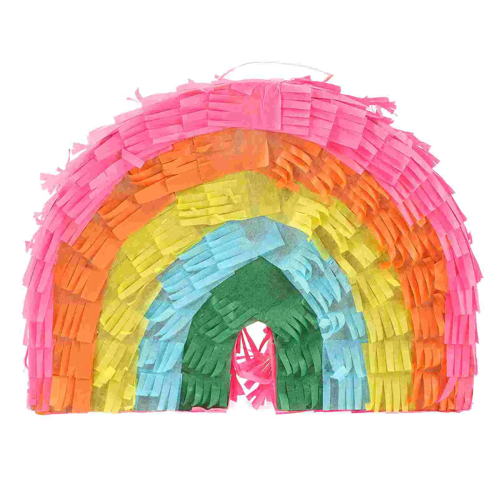 

Pinata Birthday Party Rainbow Pinatas Decorations Decor Toy Hanging Fiesta Mayo De Supplies Colorful Cinco Mexican Favor Photo