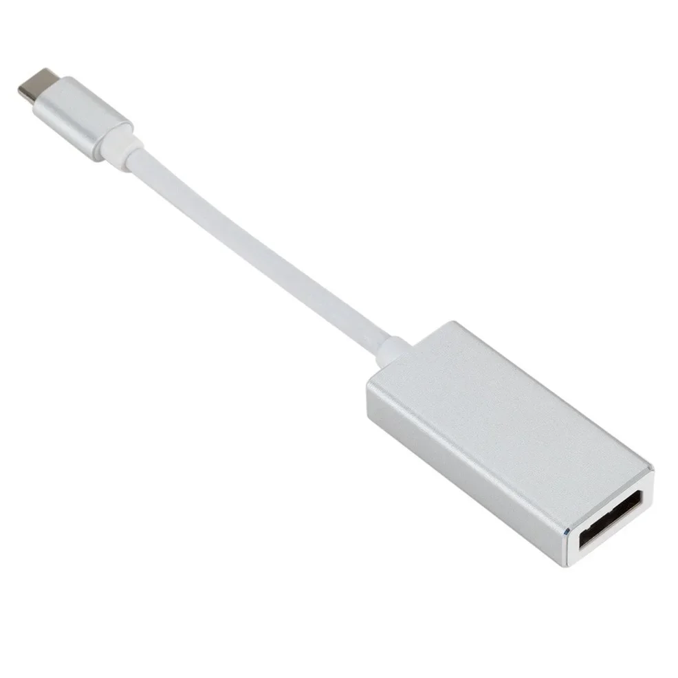 Адаптер Type-C USB C к DP конвертер порта 4K Type для дисплея подключи и работай кабель