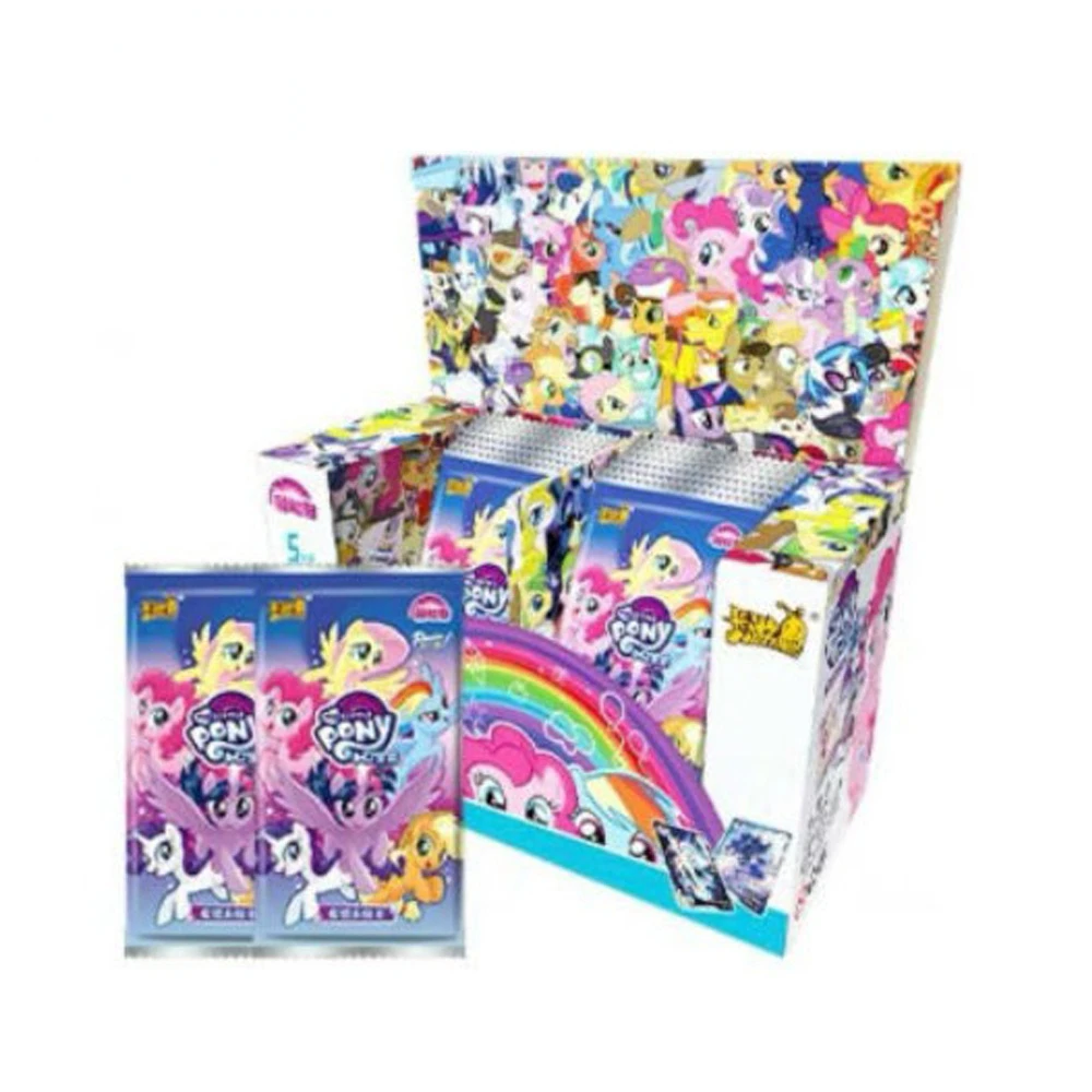 

Kayou My Little Pony Collection Cards Anime Playing Cards Party Games Toys Kids Album Children Gift Hobby Boxes Paper