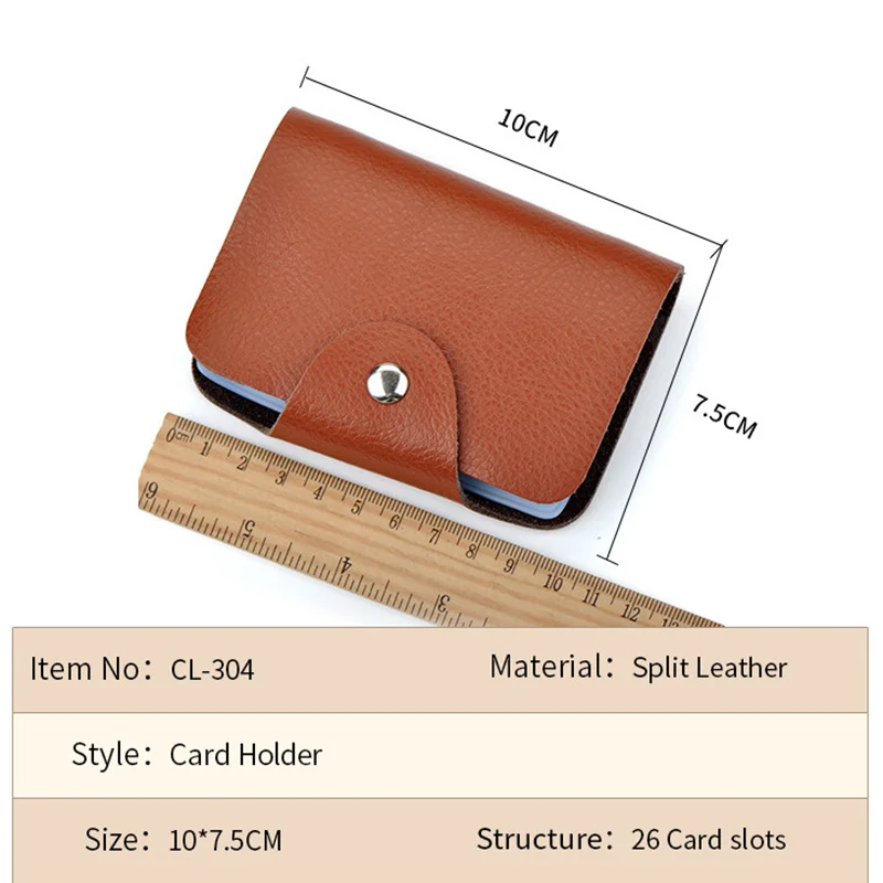 Кошелек Zovyvol из натуральной кожи для мужчин и женщин бумажник большой