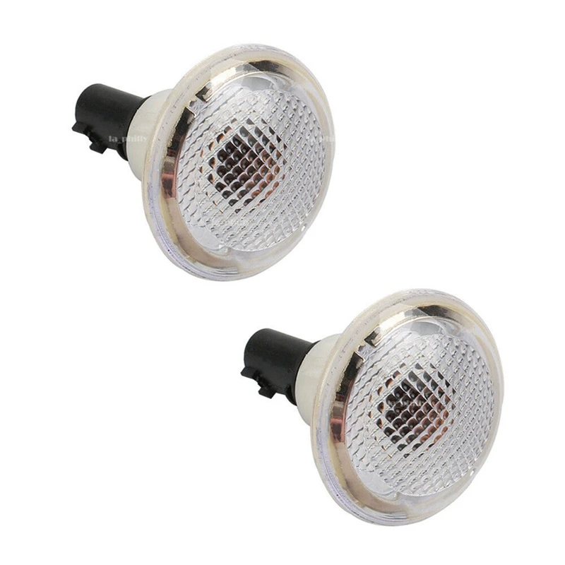 1 пара автомобильных габаритных ламп с боковым брызговиком яркая белая круглая