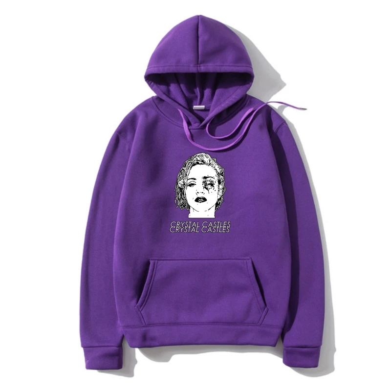 

Hoodies Outerwear Men's Crystal Castles Band Outerwear