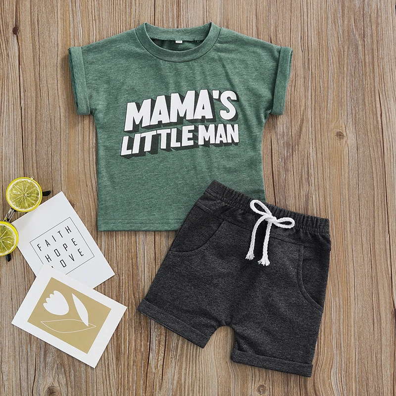 

2 шт., футболка с коротким рукавом и круглым вырезом, с буквенным принтом