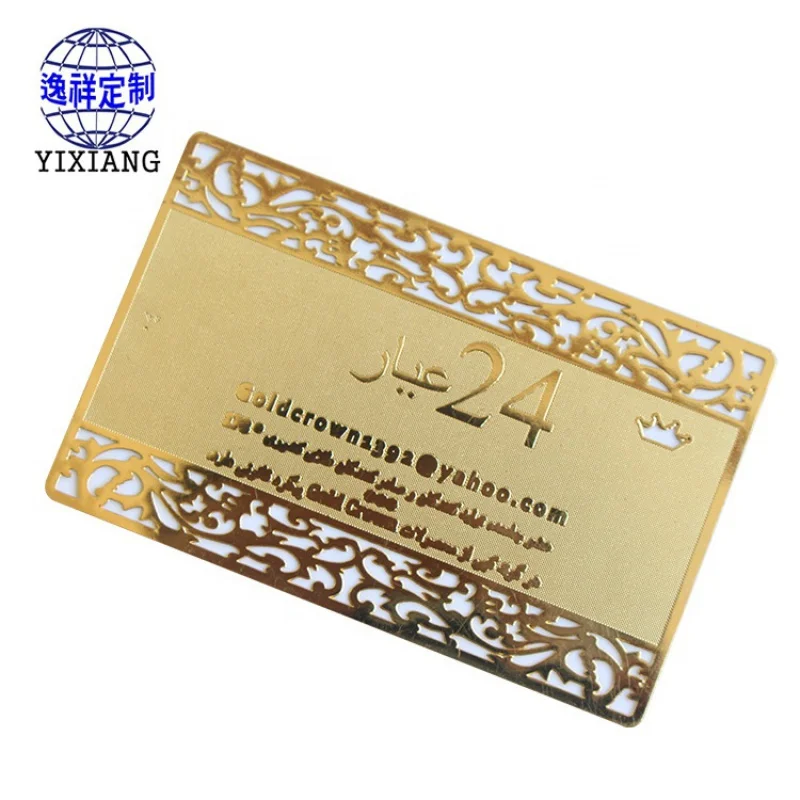 

Luxury 3D Print bank id card holder cheap metal business cards